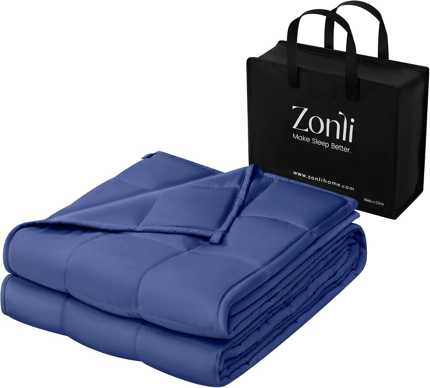 ZonLi Weighted Blanket for Adults - Cooling Heavy Blanket