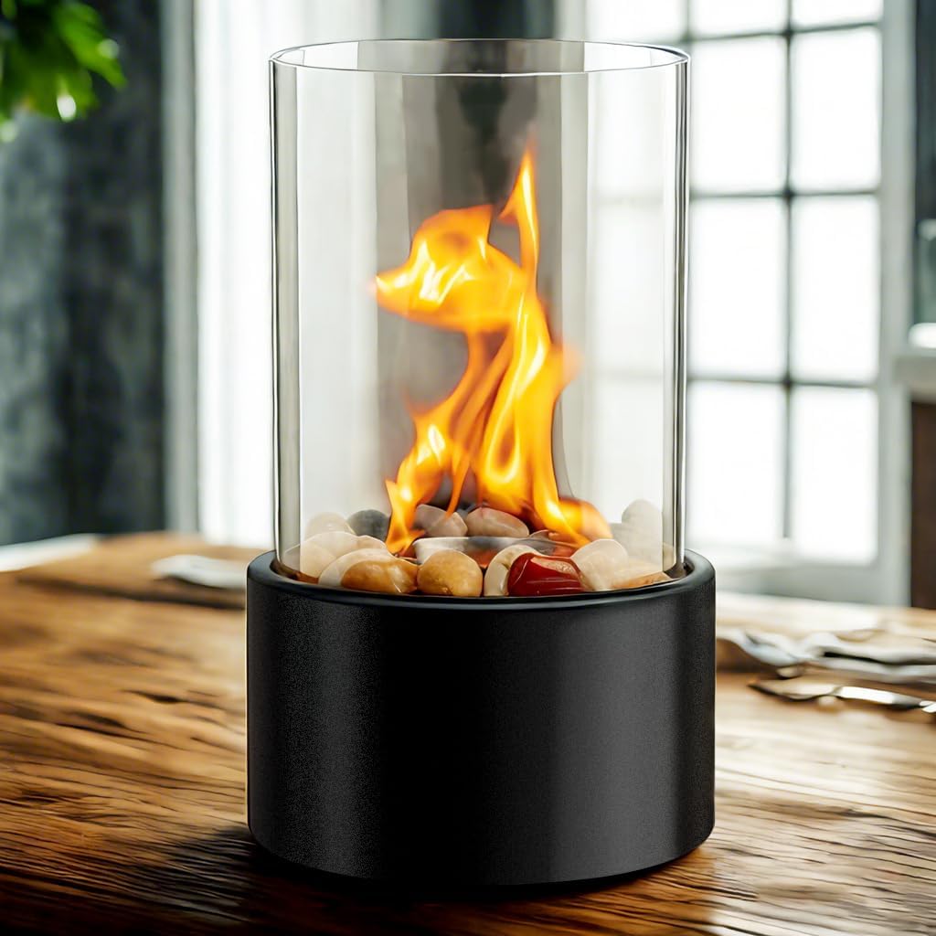 Portable Tabletop Fire Pit for Indoor and Outdoor Use