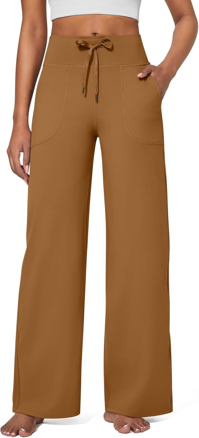 G4Free Wide Leg Pants for Women - Comfy Yoga Sweatpants