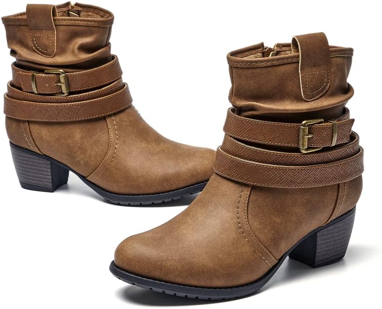 VJH confort Women's Mid Calf Boots for Stylish Comfort