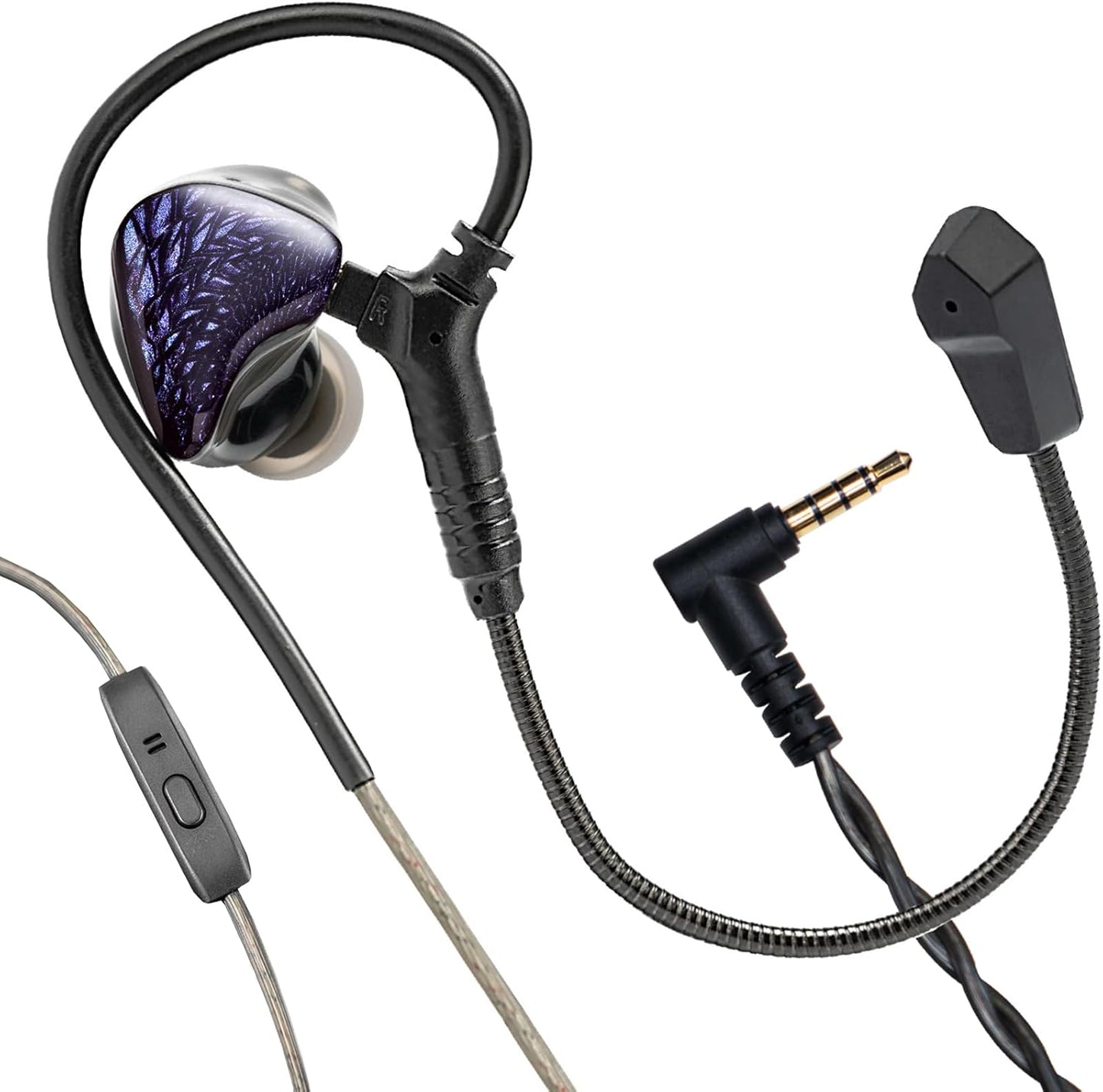 QOA Celest WyvernBlack Pro Gaming Earbuds Wired IEM HiFi