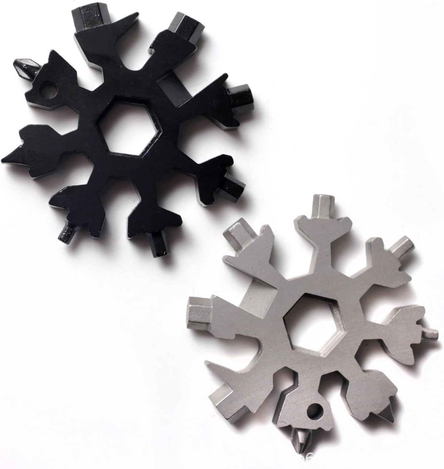 18-in-1 Snowflake Multi-Tool Keychain