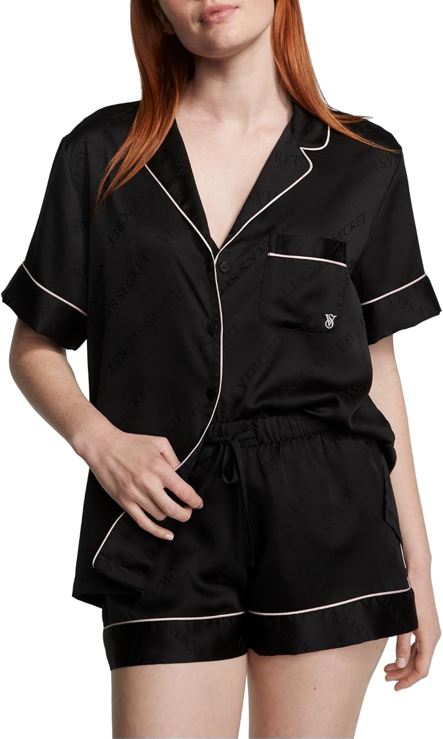 Victoria's Secret Satin Pajama Set for Women - Sleepwear Comfort