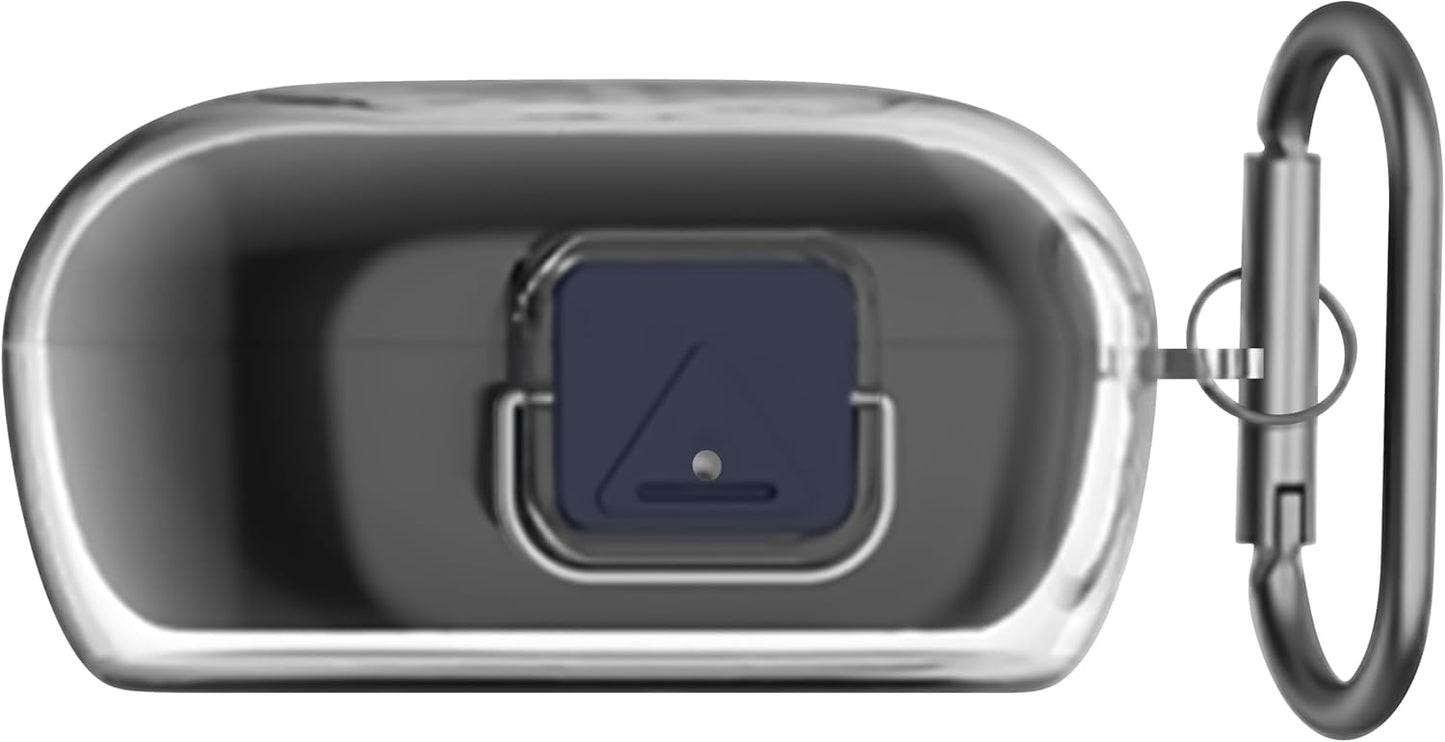 Clear TPU Case with Carabiner for Bose QC Earbuds 2024