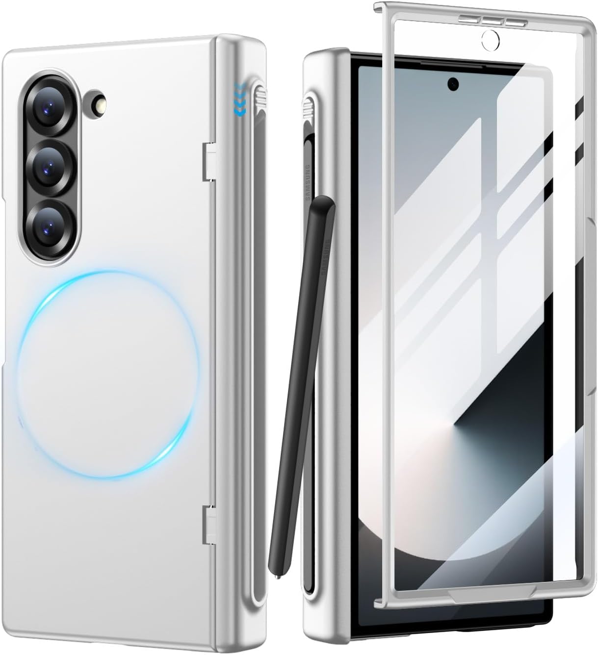 Samsung Galaxy Z Fold 6 Case with S Pen Holder and Protection