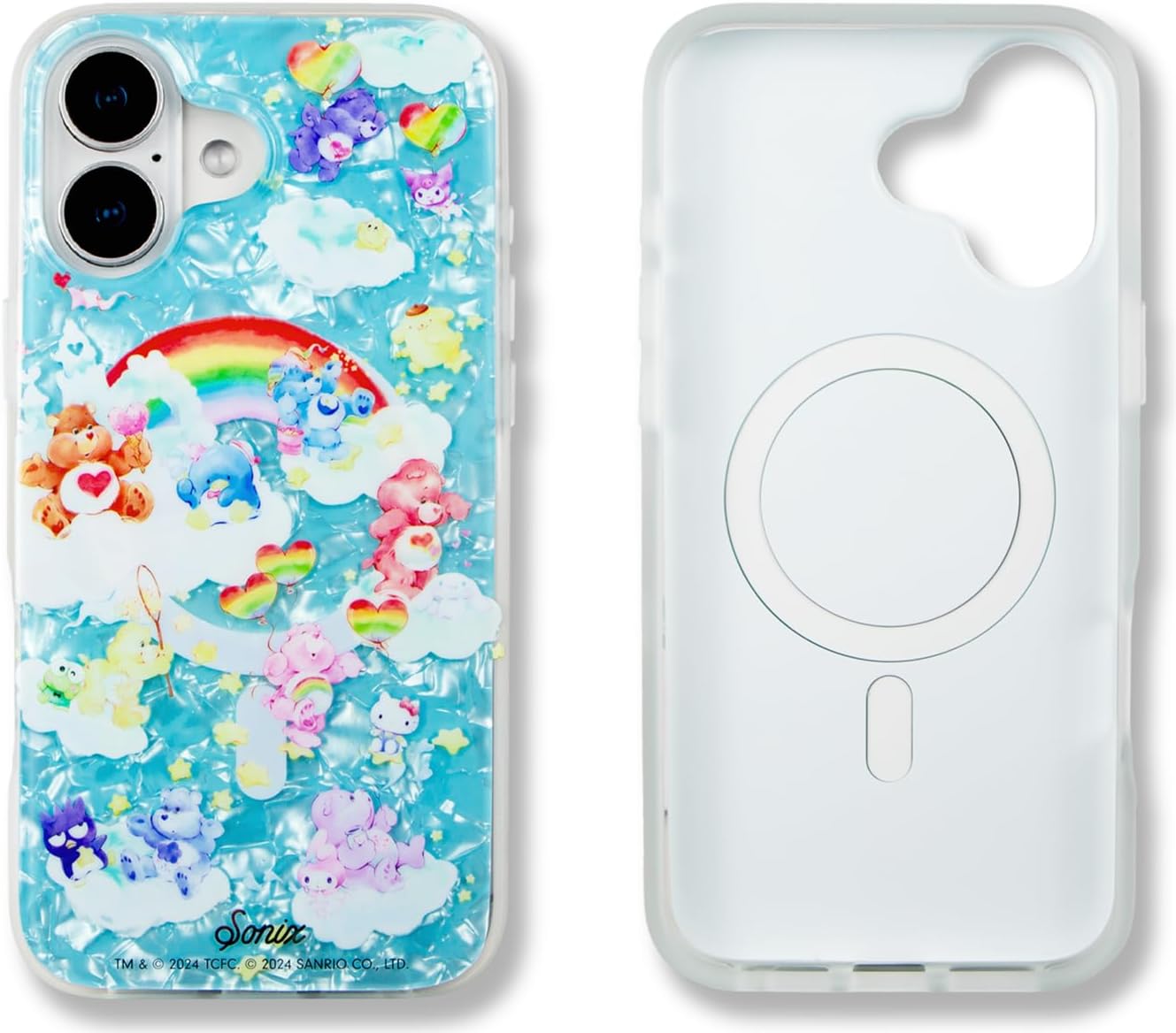 Hello Kitty x Care Bears iPhone 16 Case with MagSafe Compatibility
