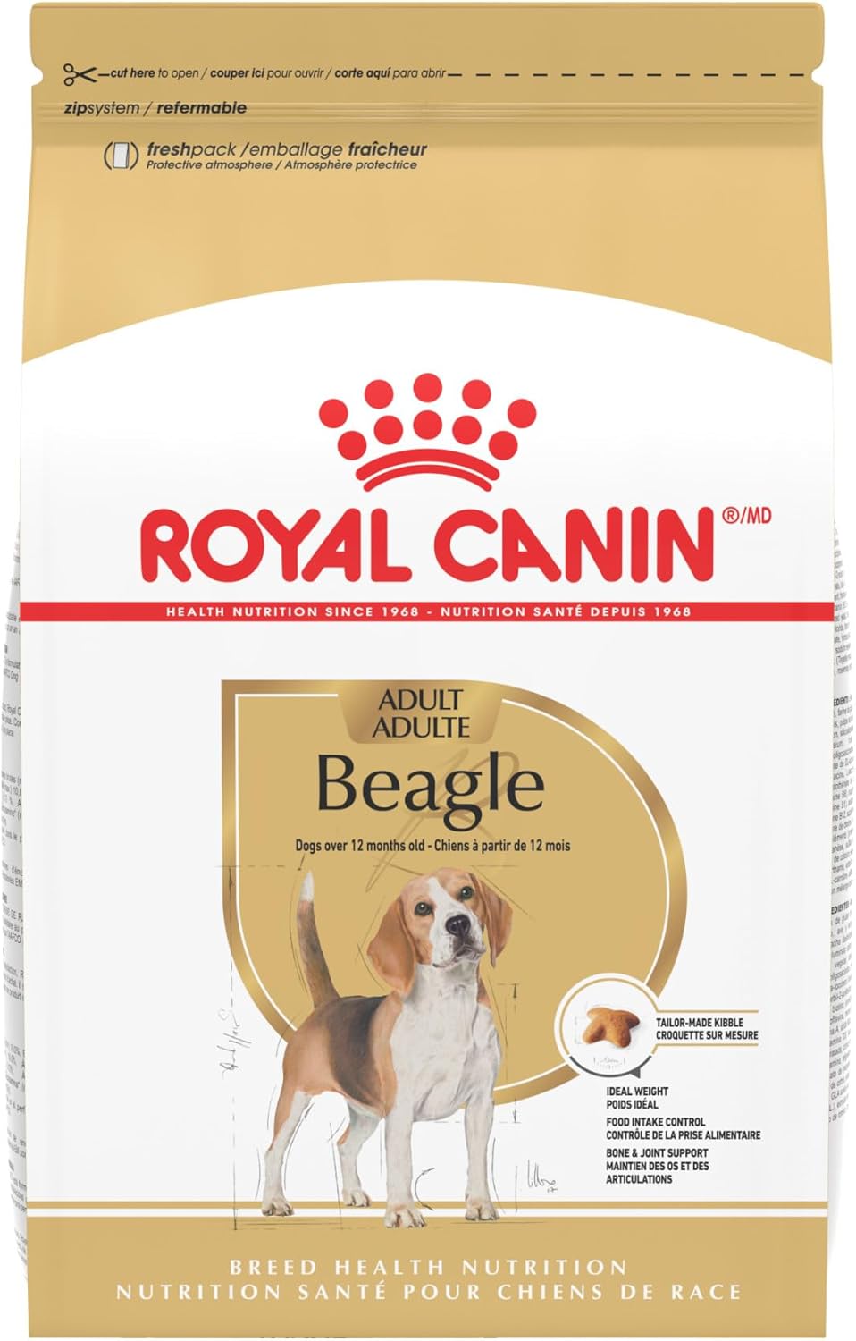 Royal Canin Beagle Adult Dry Dog Food for Healthy Weight Control