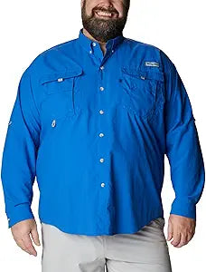 Columbia Mens Bahama Ii Long Sleeve Shirt for Comfort and Style