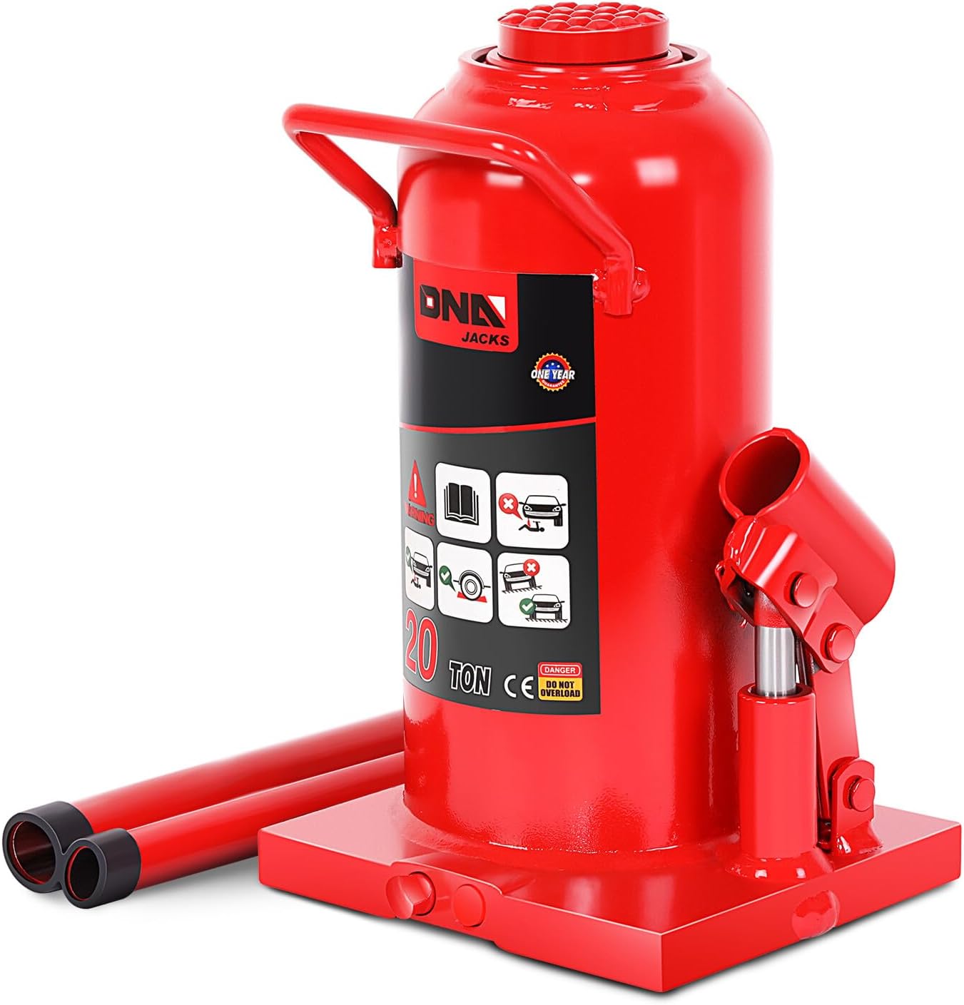 20 Ton Hydraulic Bottle Jack for Vehicle Repair and Maintenance