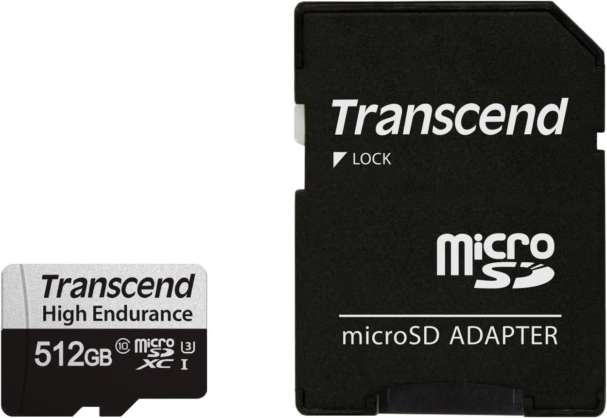 Transcend 512GB Micro SD Card - Fast Full HD Storage