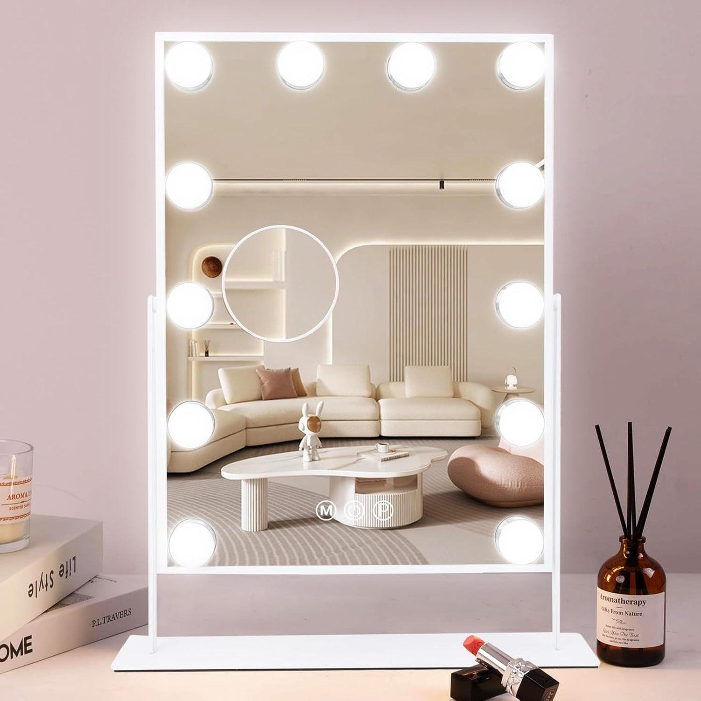COOLJEEN Makeup Mirror with Lights - Perfect Vanity Mirror for Women