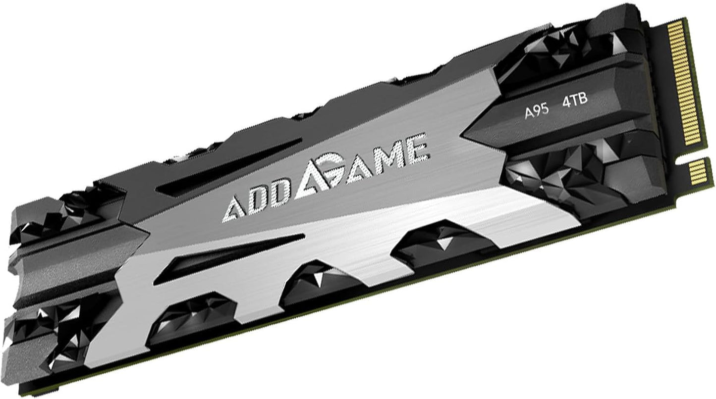 Addlink A95 4TB M.2 SSD for Gaming PC with Heatsink and Speed