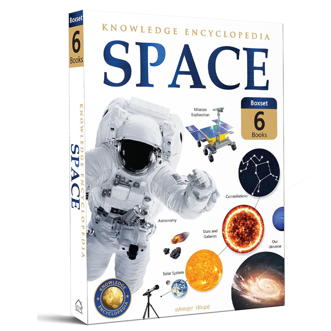 Space Collection of 6 Books for Kids by Wonder House Books