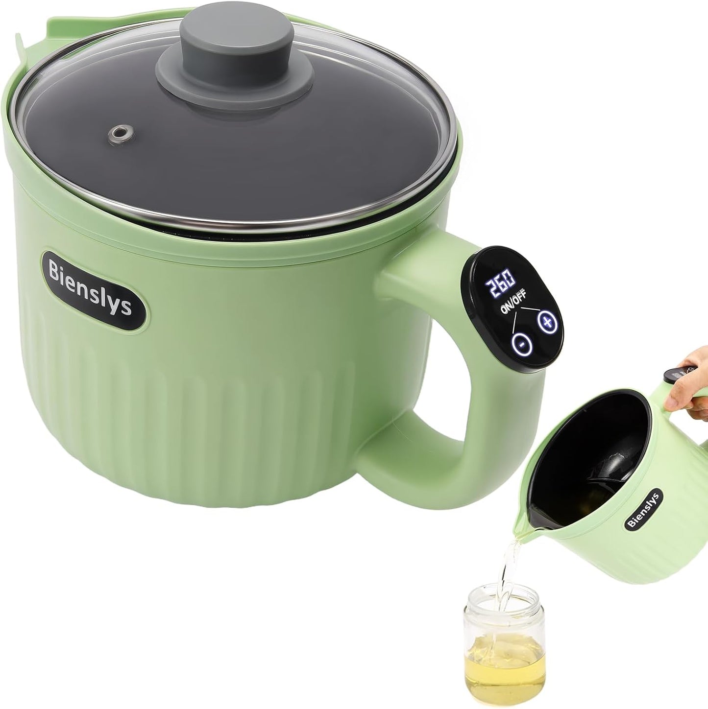 1.6QTs Electric Wax Melter Pot with Touchscreen Control