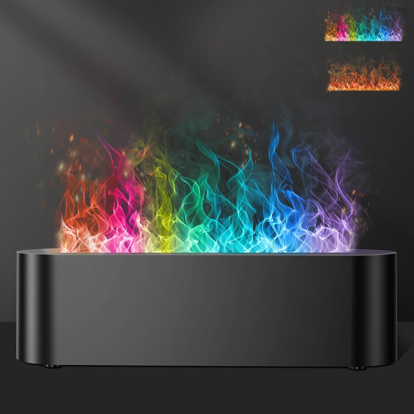 7-Color Flame Diffuser: Ultra-Quiet Aromatherapy for Large Spaces