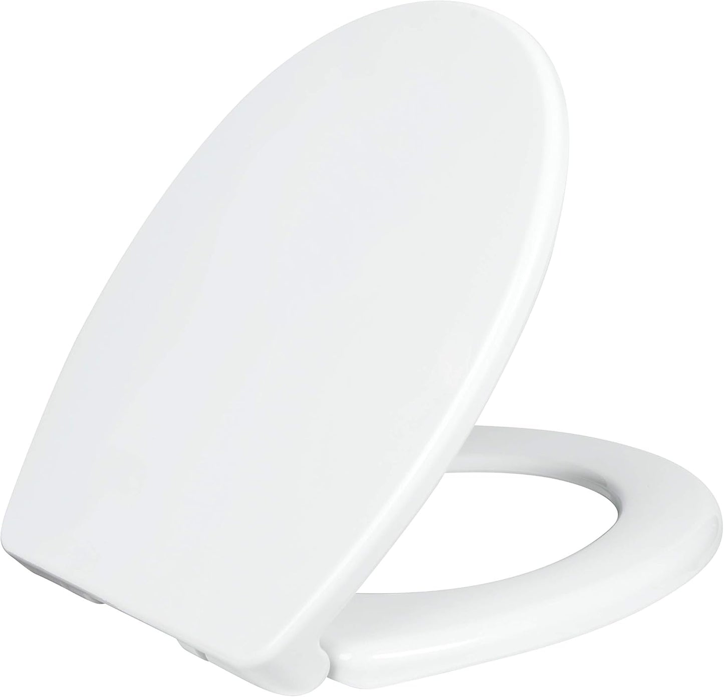 LUXE TS1008R Round Comfort Fit Toilet Seat with Slow Close