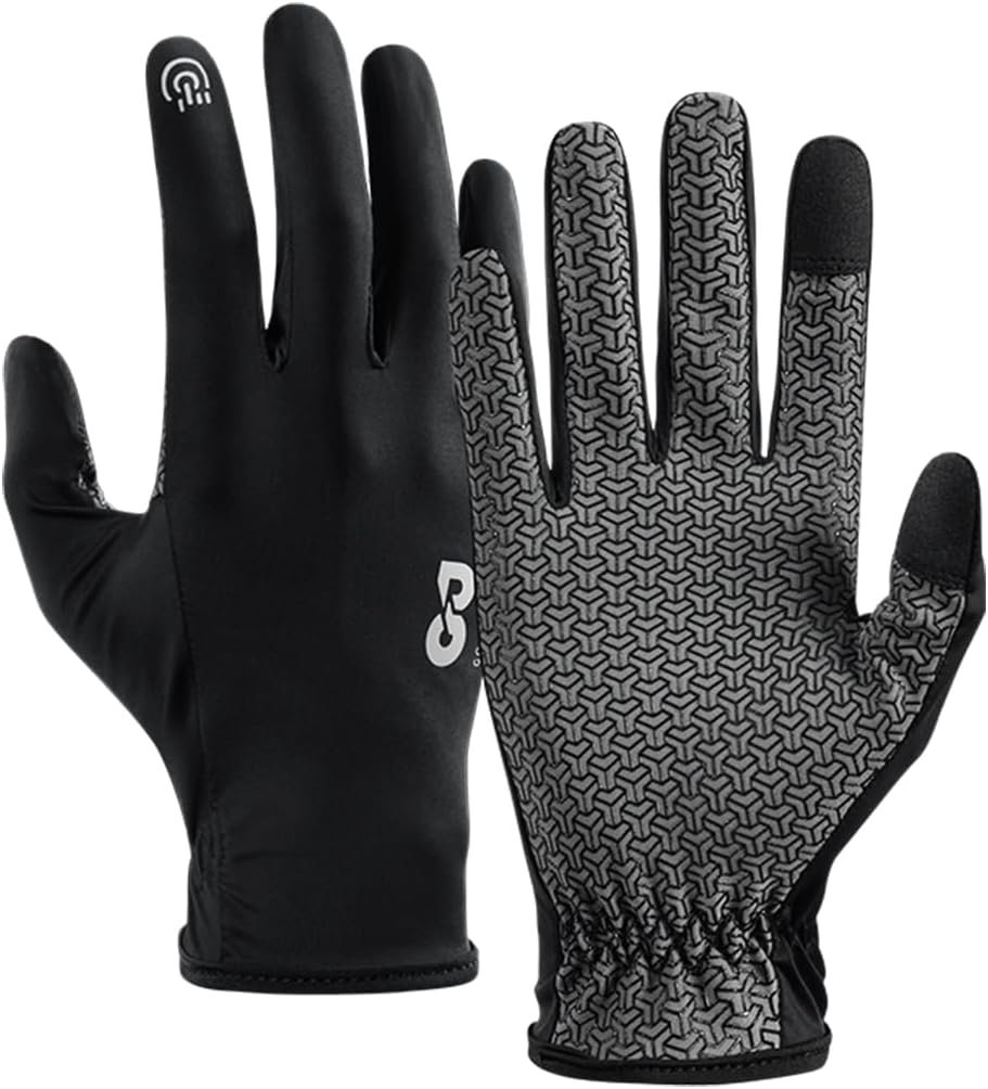 SUJAYU Full Finger Thin UV Gloves - Touchscreen & Lightweight
