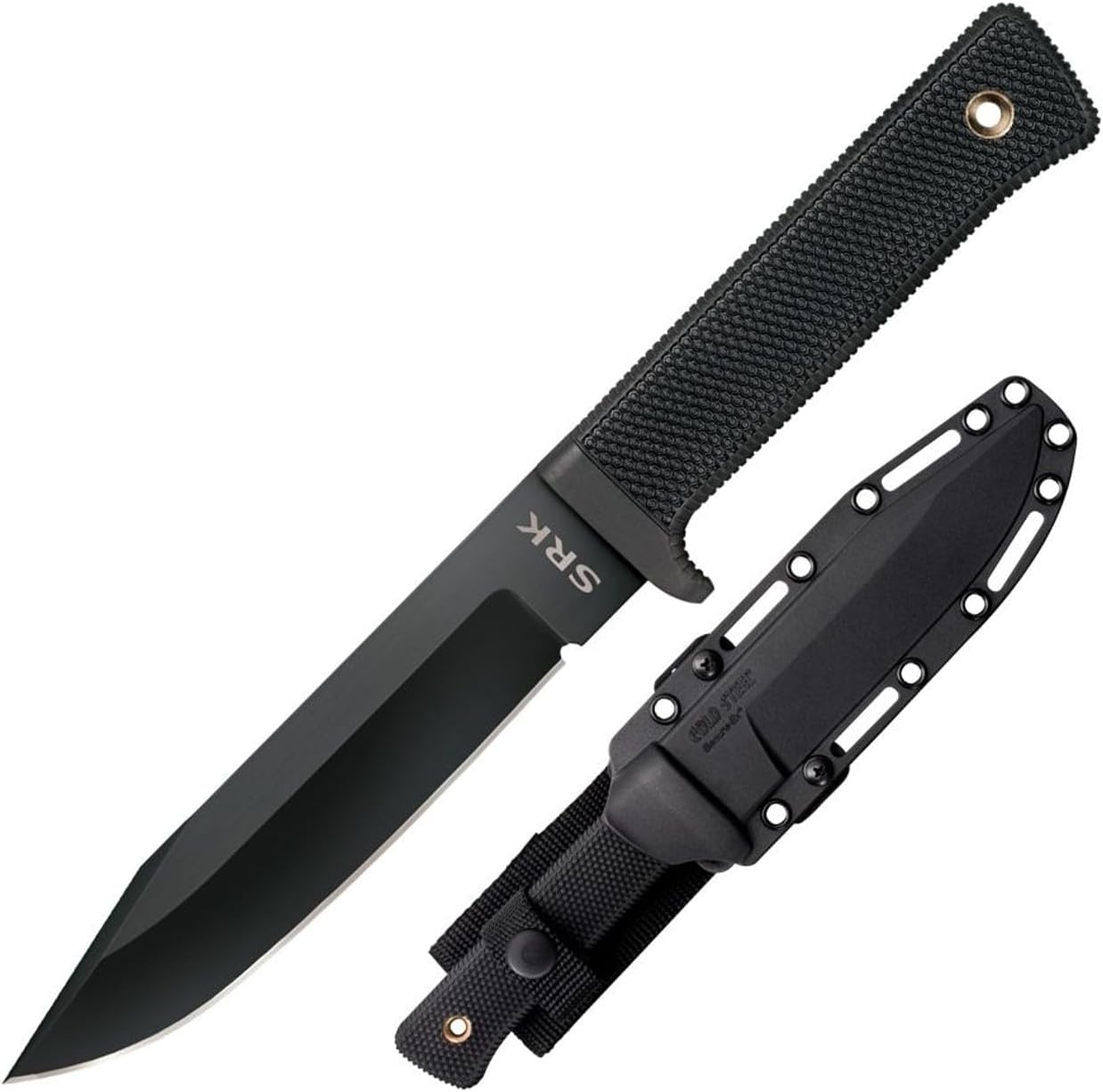 COLD STEEL SRK Tactical Fixed Blade Knife with Secure-Ex Sheath
