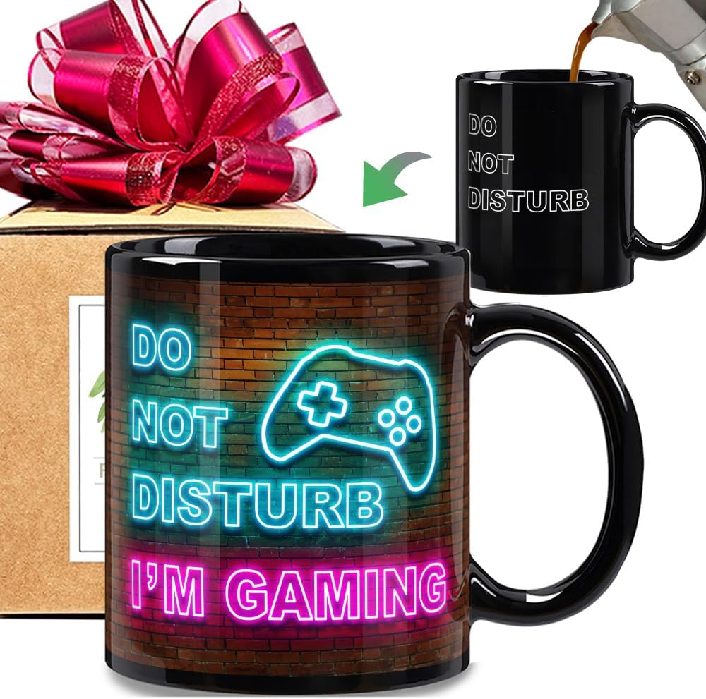 FALJIOK Gaming Heat Changing Coffee Mug