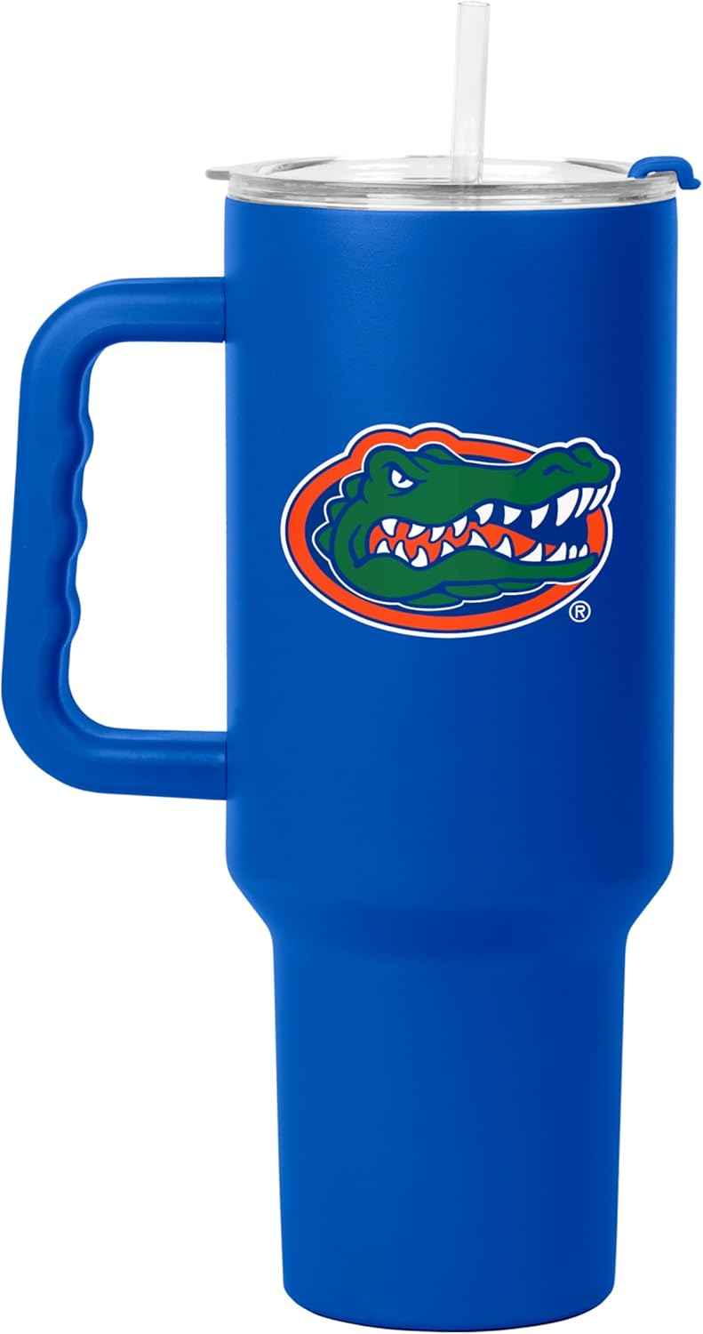 NCAA 40 oz Tumbler with Handle - Insulated Travel Mug
