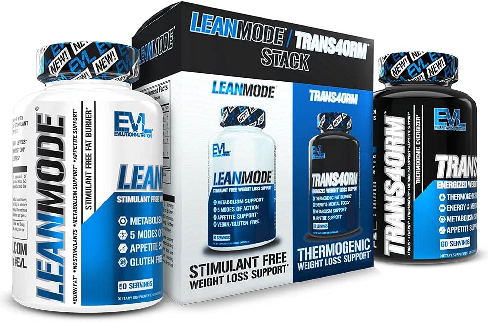 EVL Weight Loss Support Stack - Trans4orm Thermogenic Fat Burner