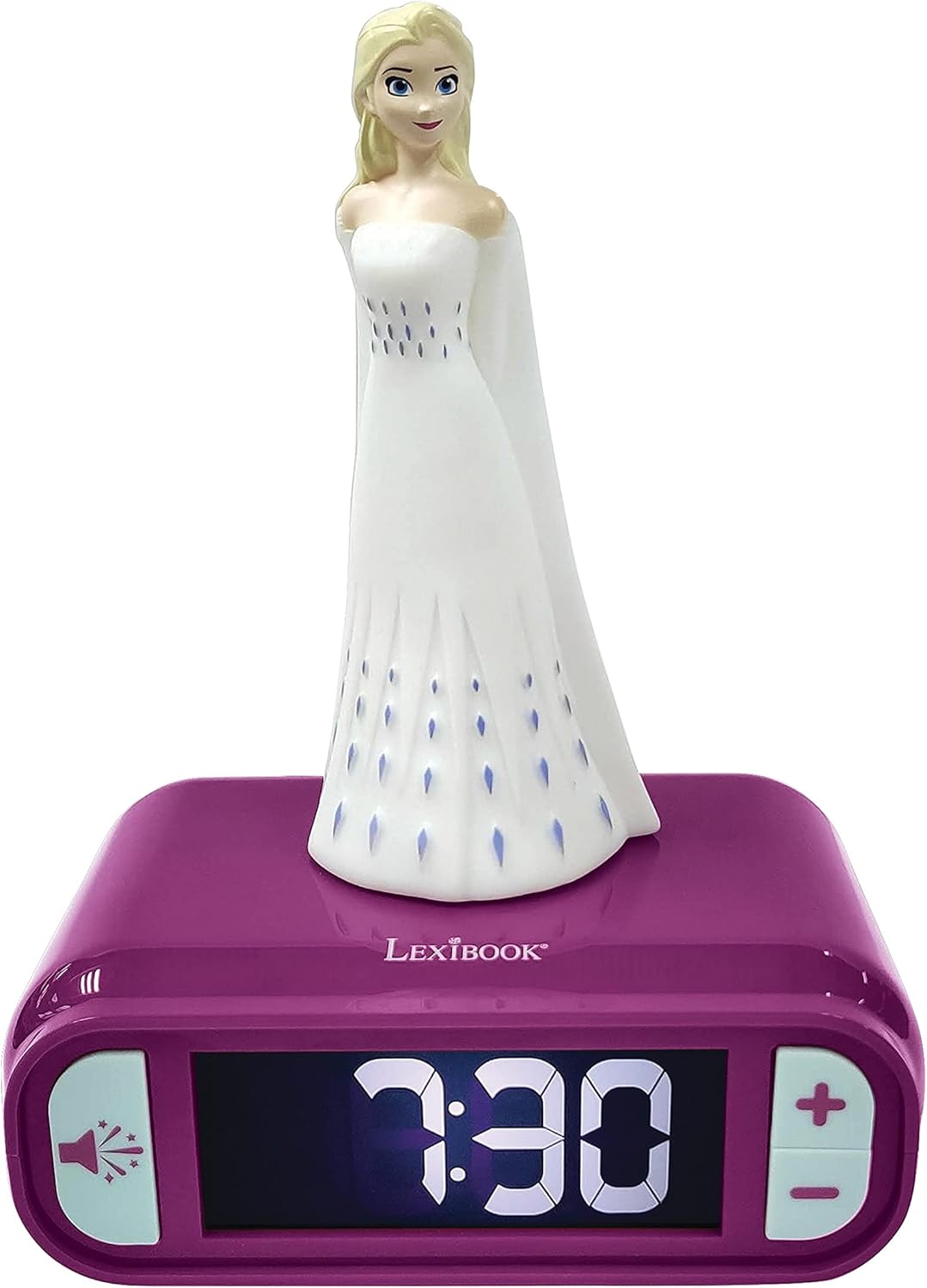 Disney Frozen 2 Elsa Digital Alarm Clock for Kids with Night Light