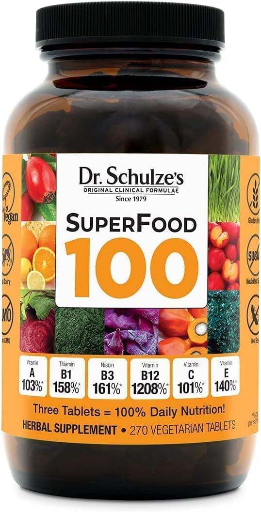 Dr. Schulze's Superfood 100: Daily Nutrition & Energy Boost