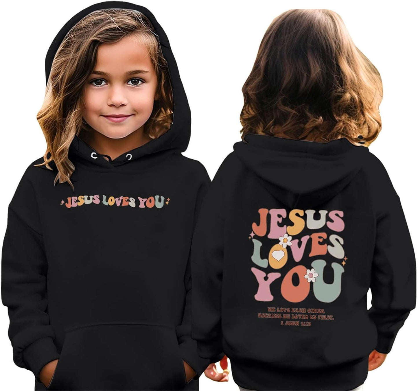 Christian Love Hoodie for Kids | Spring Sweatshirt