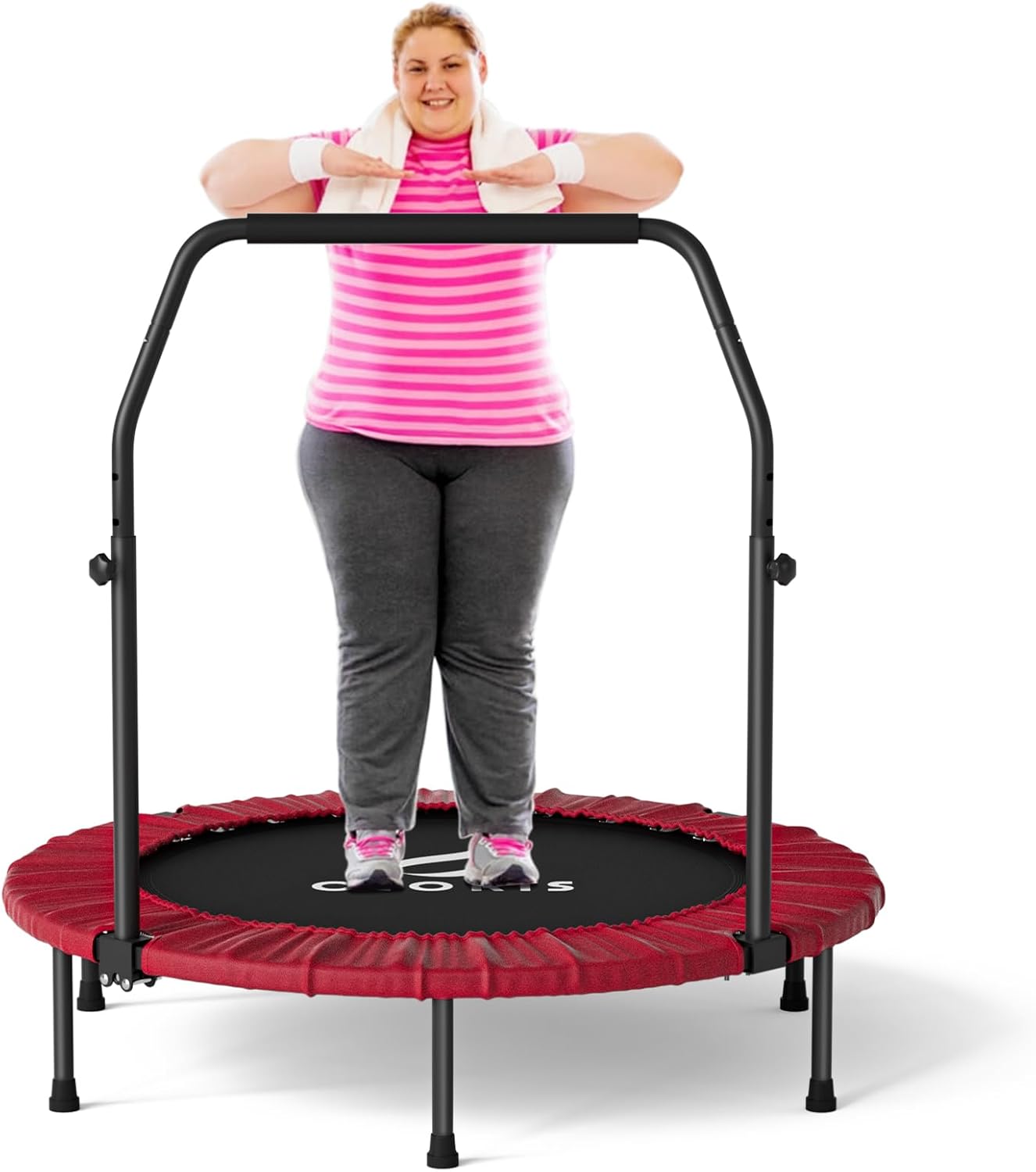 CLORIS 40in Folding Trampoline for Fitness and Fun