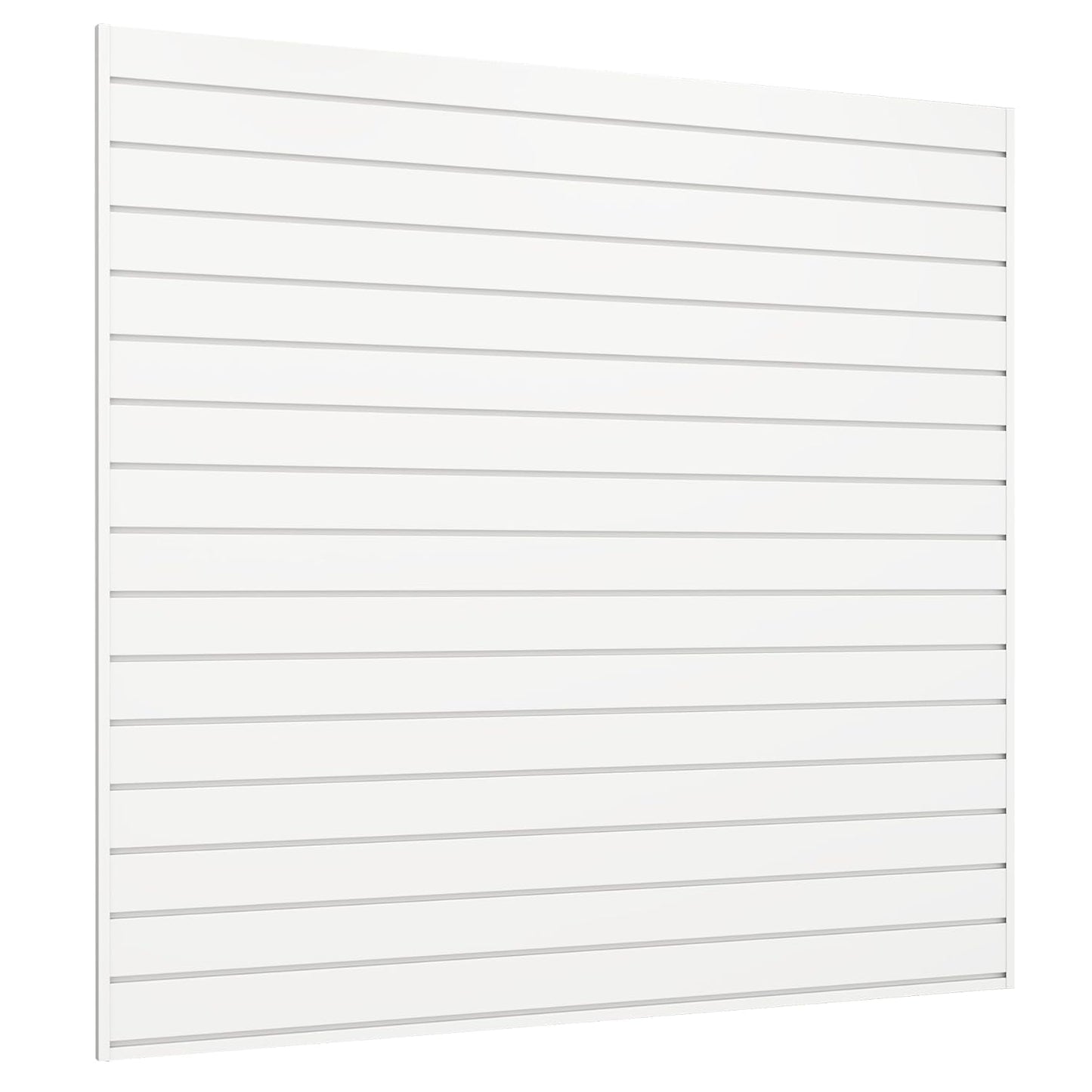 Interlocking Slatwall Panel 4 FT x 4 FT for Garage Storage