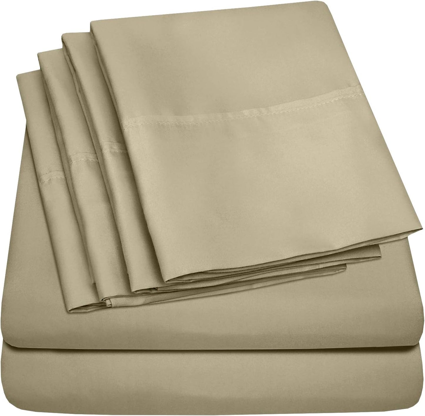 Luxury Microfiber Deep Pocket Sheet Set for Split King Beds