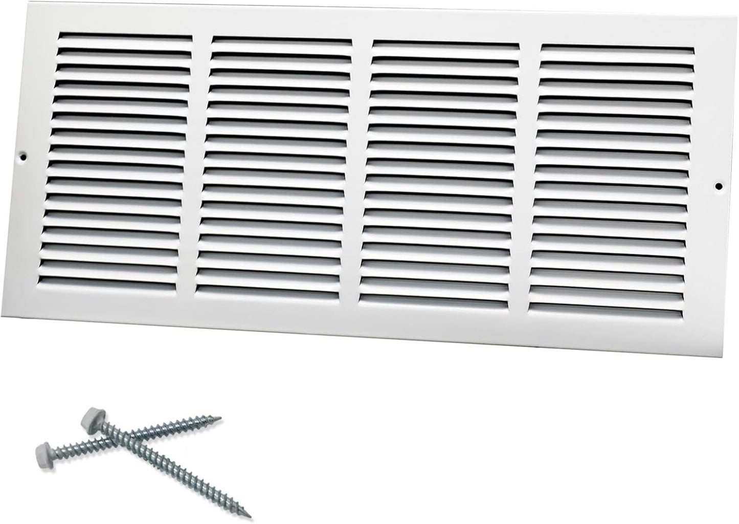 20W x 8H Steel Return Air Grille for Efficient Ventilation