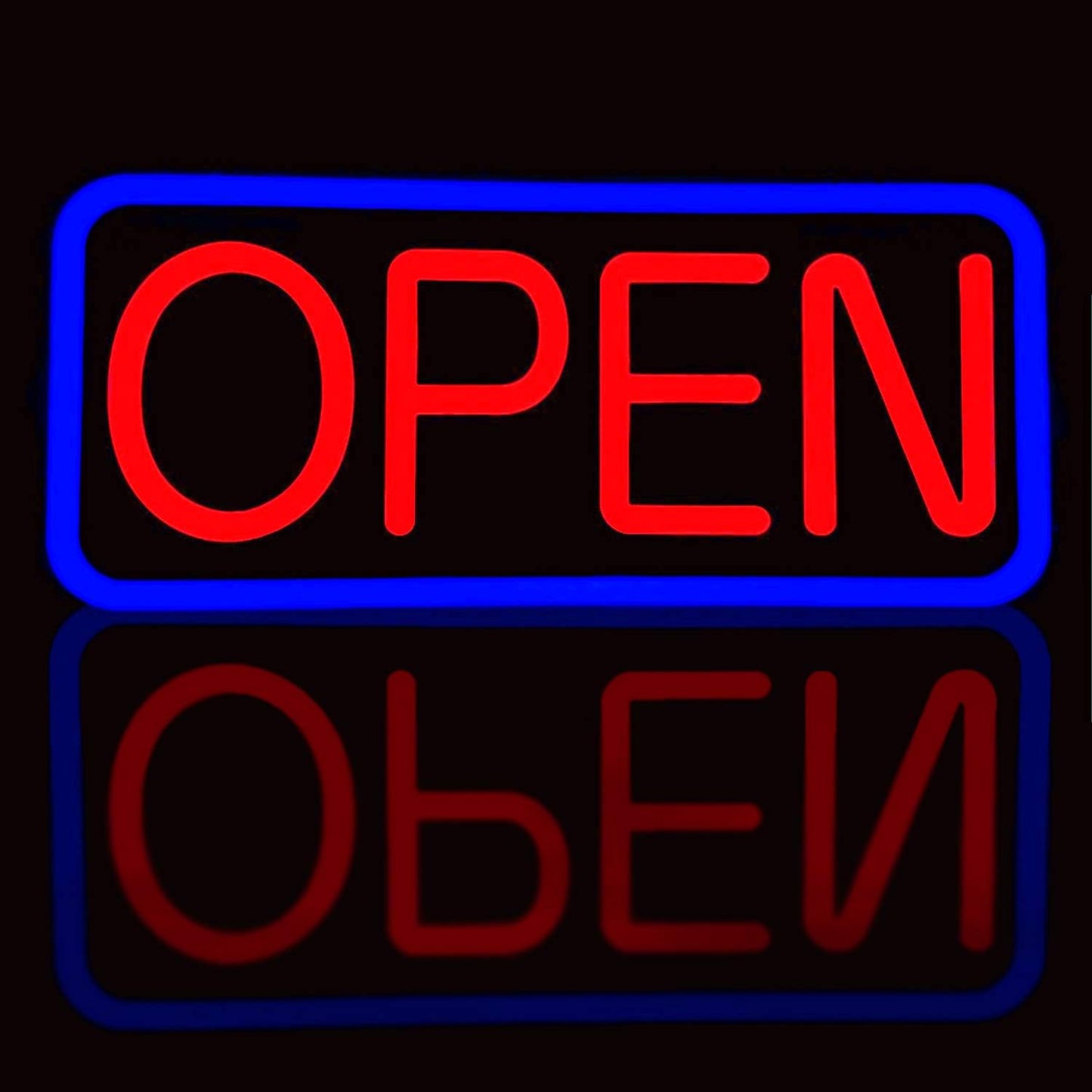 Ultra Bright LED Open Sign - 21ft' X 10ft' Neon Display for Business