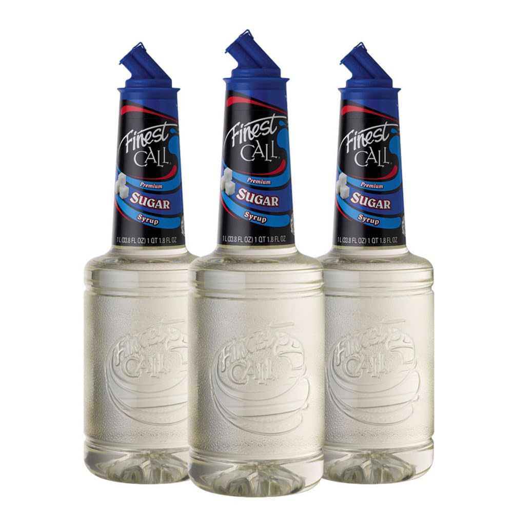 Finest Call Premium Pure Cane Sugar Simple Syrup Mix - 3 Pack