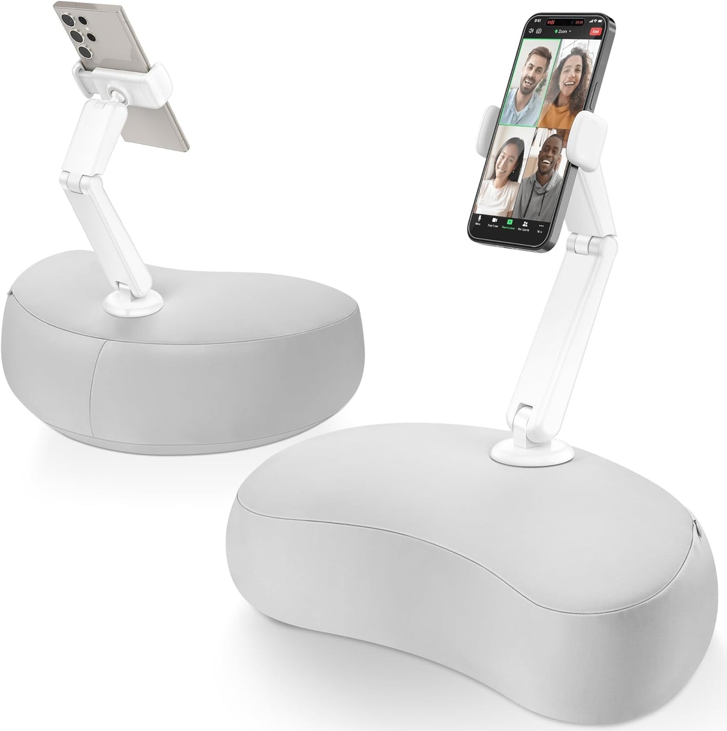 Pillow Phone Holder for Bed - 360 Adjustable Stand for Comfort
