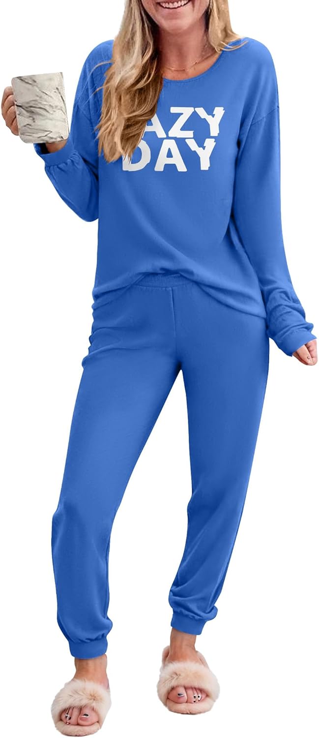 Ekouaer Pajama Sets for Women - Comfy Gingham Nightwear