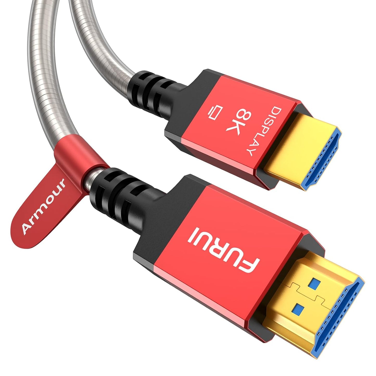 Fiber Optic HDMI 2.1 Cable 50 FT for 8K and 4K Gaming