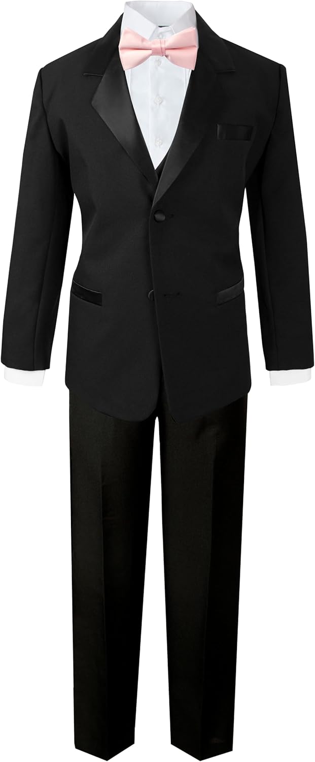 Spring Notion Boys' Classic Fit Tuxedo Set for Special Occasions