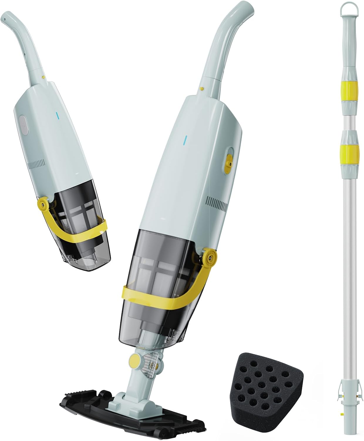 Cordless Handheld Pool Vacuum with Powerful Suction for Pools