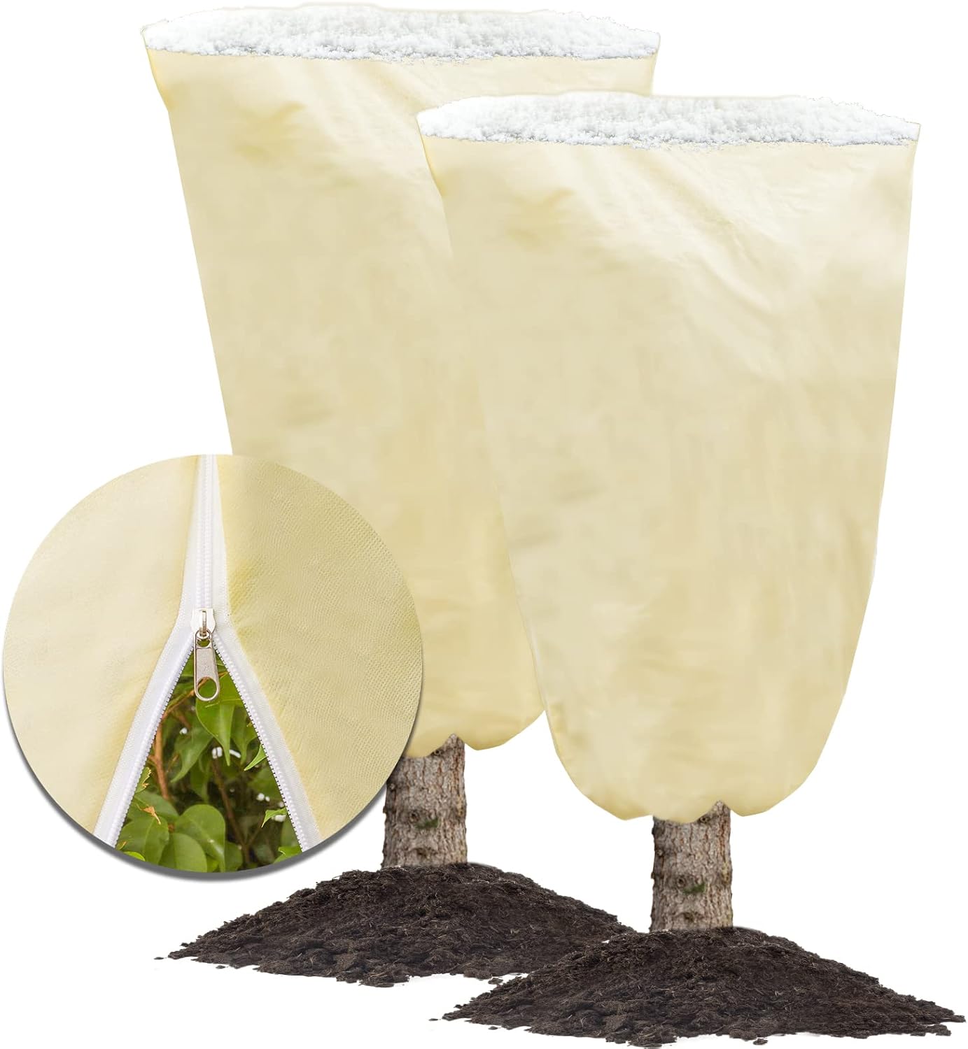 MIXC Plant Covers for Winter Frost Protection and Plant Care