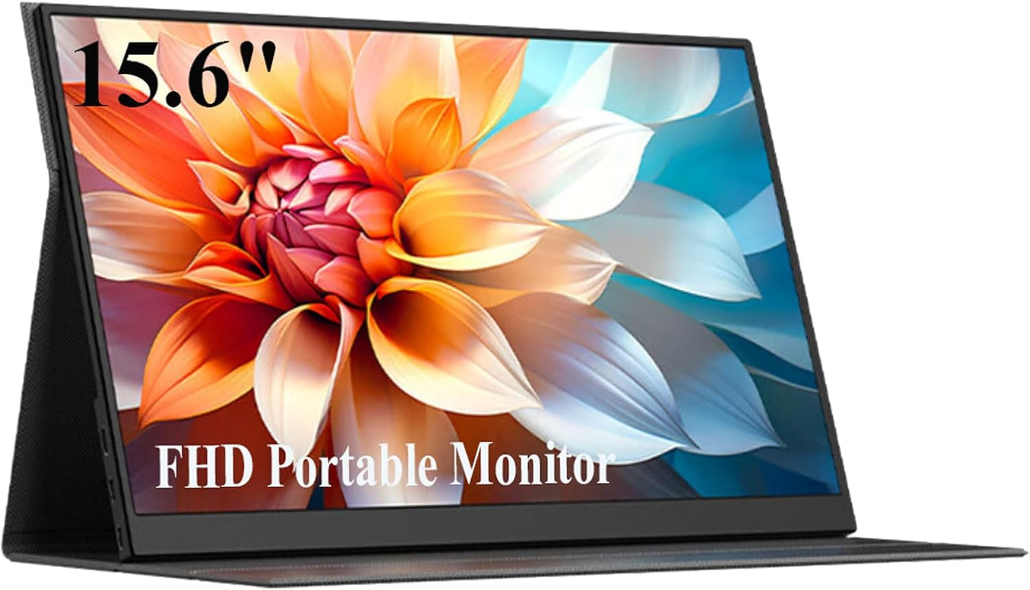 Portable FHD Gaming Monitor - USB C HDMI Connectivity