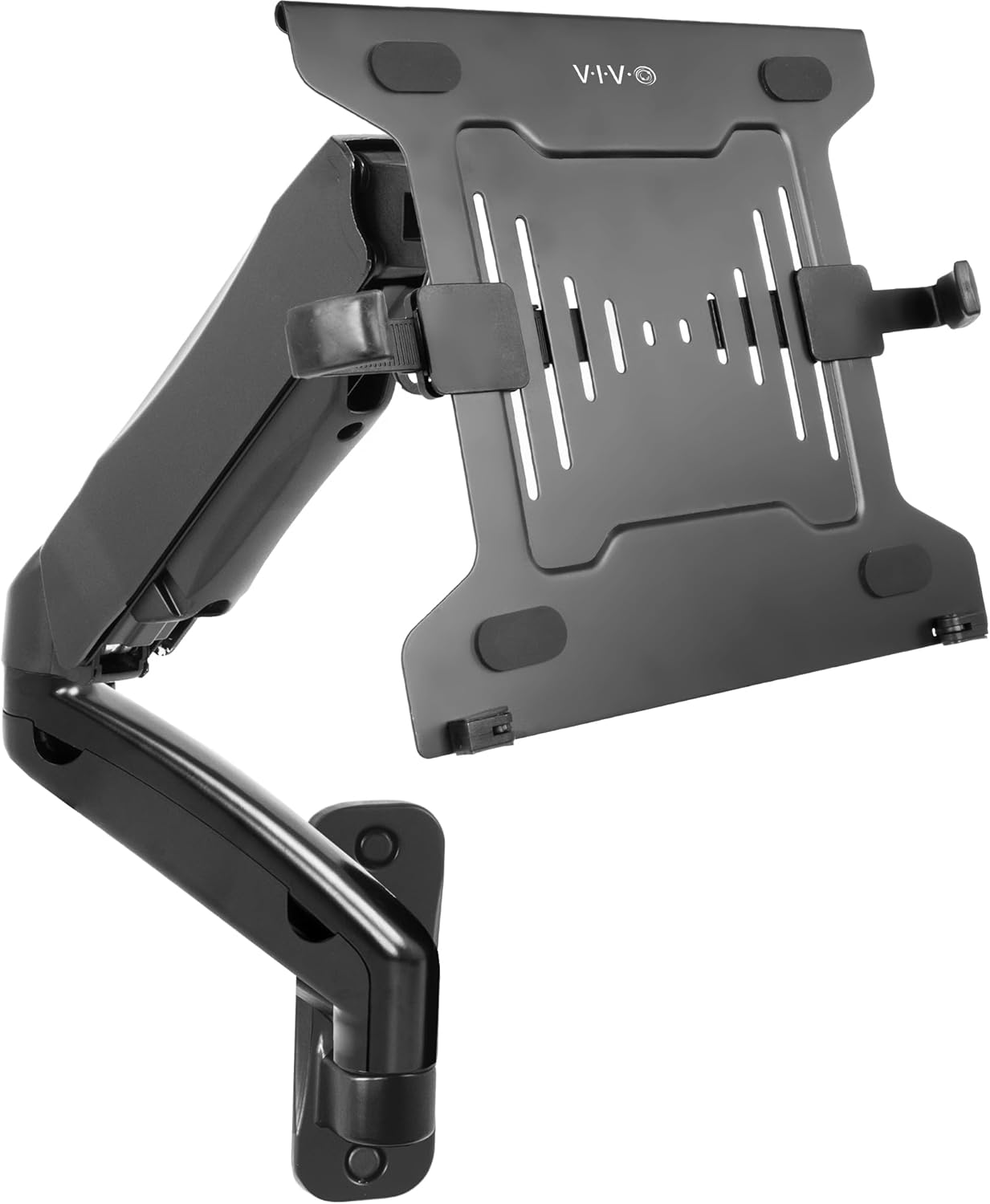 VIVO Height Adjustable Pneumatic Laptop Wall Mount for Ergonomics