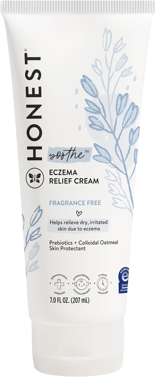 The Honest Co. Eczema Therapy Cream | Gentle Baby Soothing & Protecting