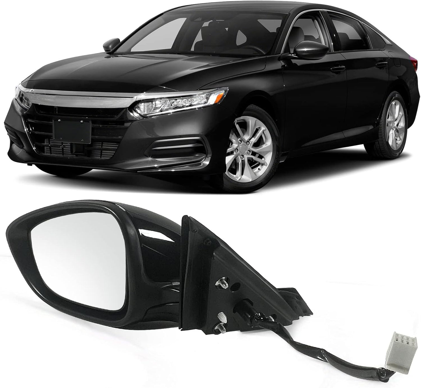 Left Driver Side Door Mirror for Honda Accord 2018-2022 Models