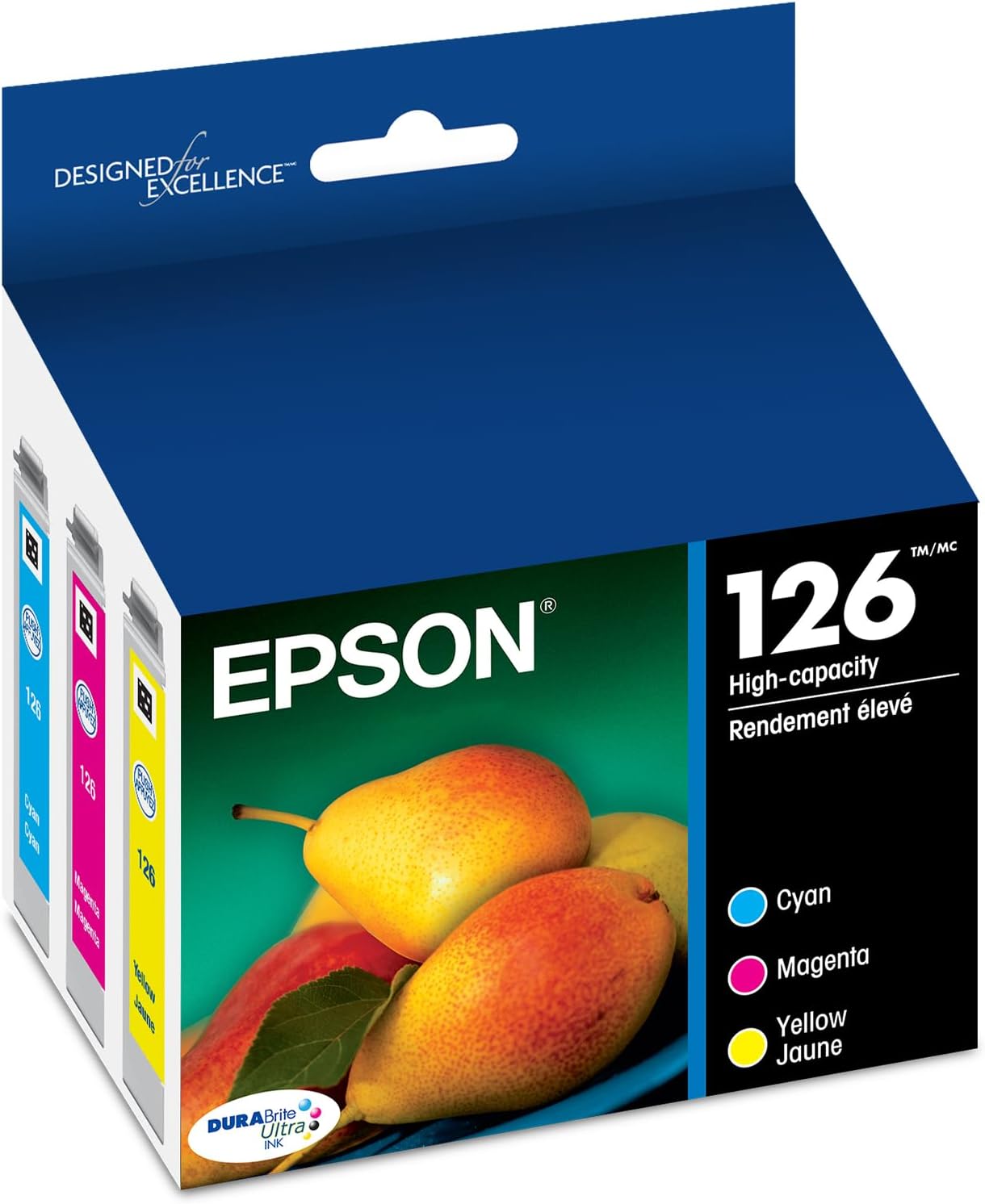 EPSON 126 DURABrite Ultra Ink Color Combo Pack for Select Printers