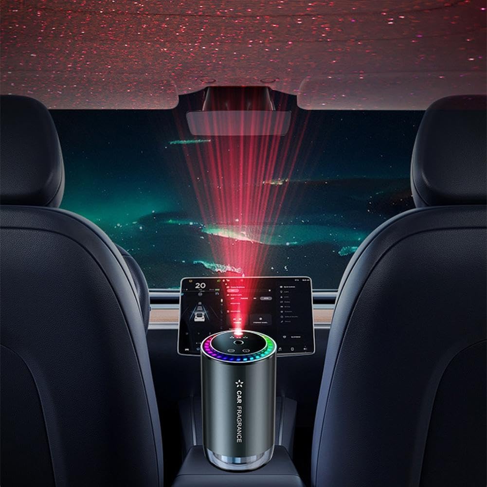 Starry Sky Car Air Freshener - 7-Color Lights, Rechargeable, Intelligent