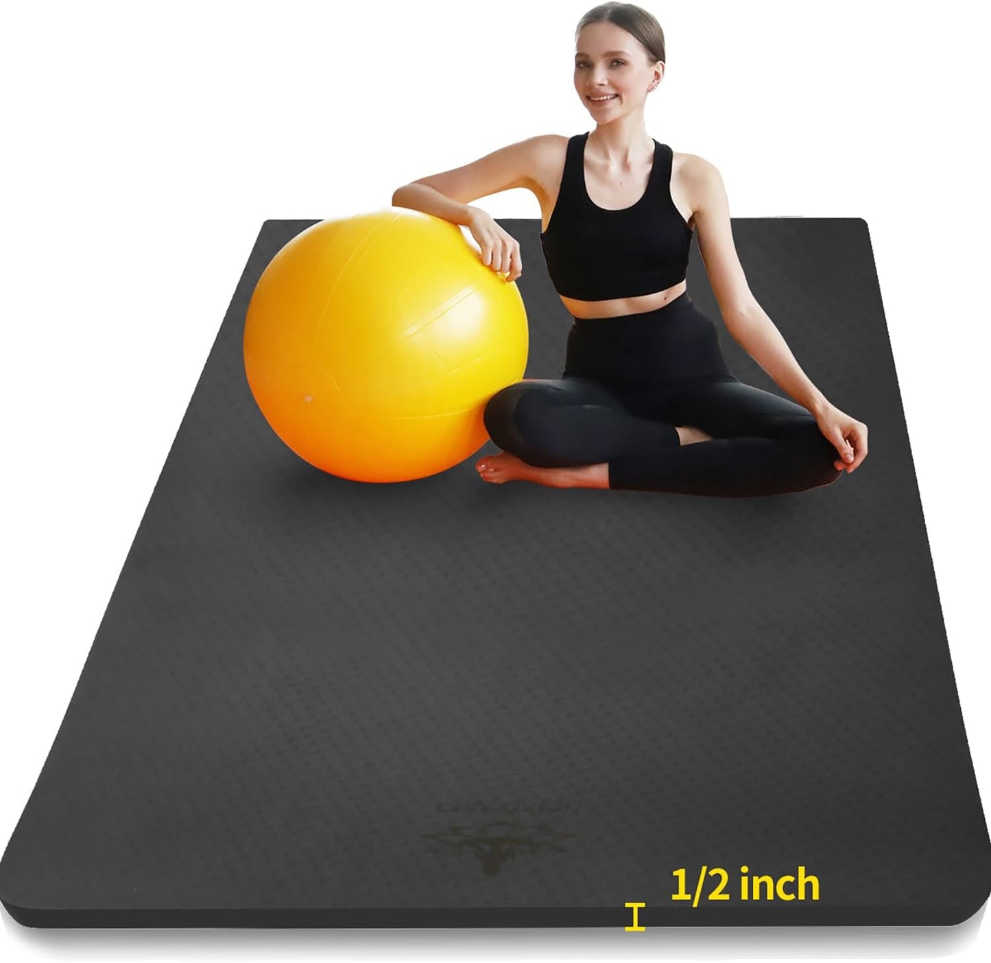 Hatha Yoga Large TPE Yoga Mat for Comfort and Performance