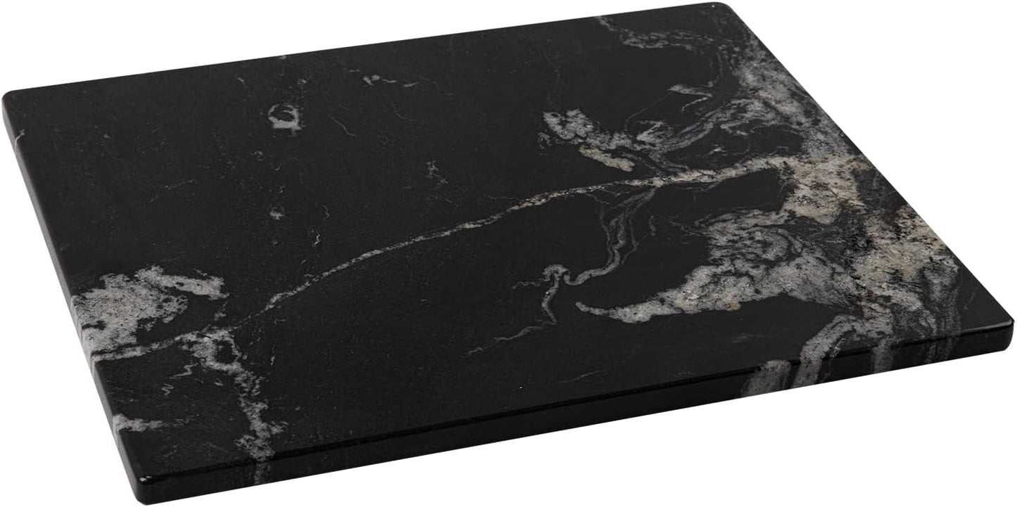 Black Marble Cutting Board For Kitchen - Large 16x20 Inch Slab