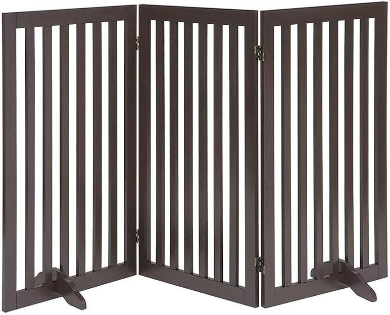 Unipaws 36 H Free Standing Pet Gate for Dogs and Cats