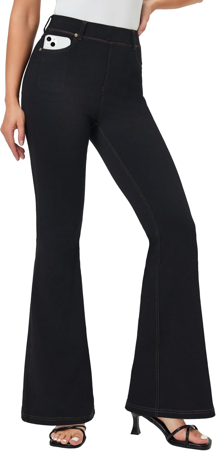 IUGA Bell Bottom Jeans for Women - High Waisted Flare Pants